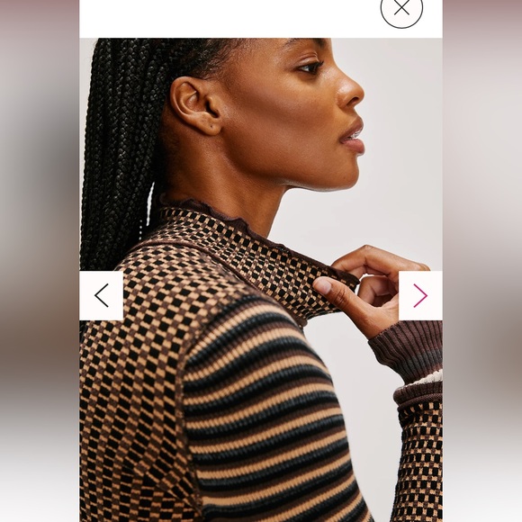 We The Free Gamer Cuff, Free People Top, turtle neck sweater - Picture 4 of 7